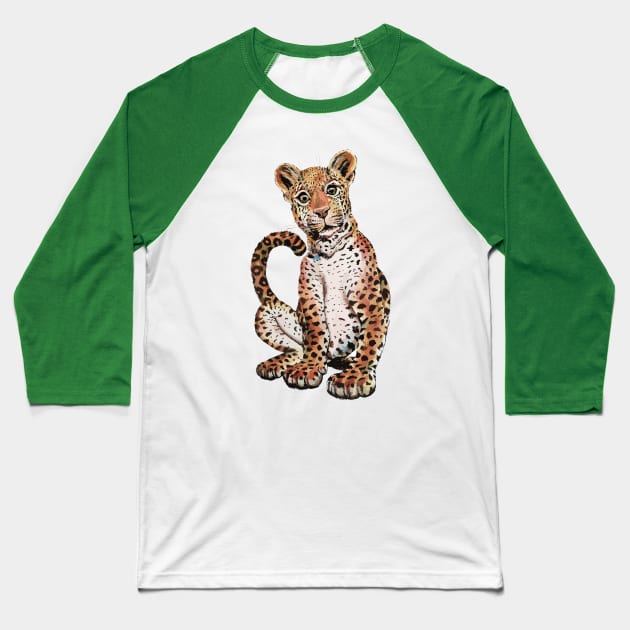 Jaguar Baseball T-Shirt by artfulfreddy